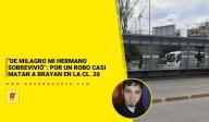 "De milagro mi hermano sobrevivió”: por un robo casi matan a Brayan en la Cl. 26