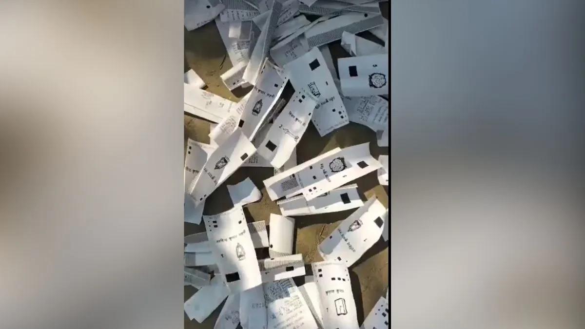 Thousands of VVPAT slips found dumped in Bihar, probe ordered