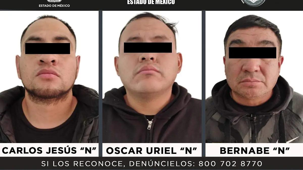 Cae presunta banda dedicada al robo de transporte de carga en Tultitlán