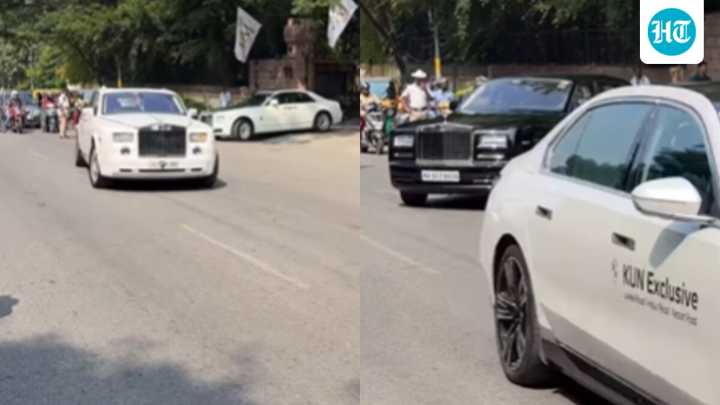 ‘Pakistan ki GDP India ke raston par’: Rolls Royce fleet halts Bengaluru traffic