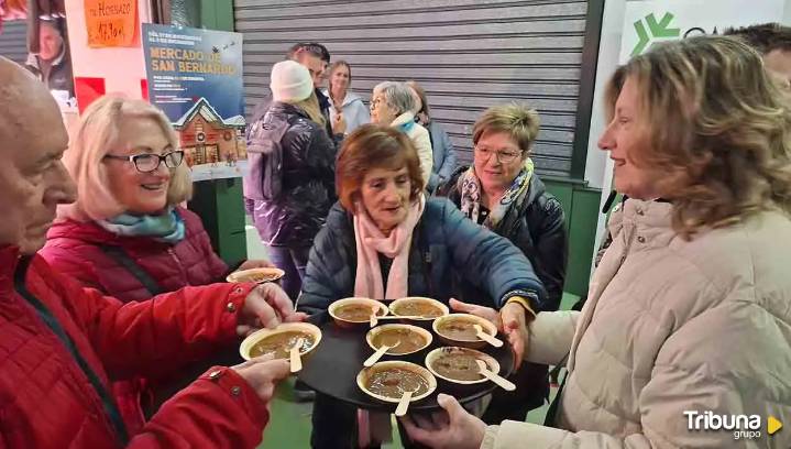 Las legumbres de la comarca armuñesa, protagonistas en el 'showcooking' del Mercado de San Bernardo