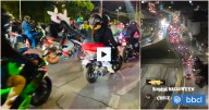 Motociclistas desoyeron al Gobierno e igual realizaron "rodadas" en Halloween: 10 detenidos en la RM