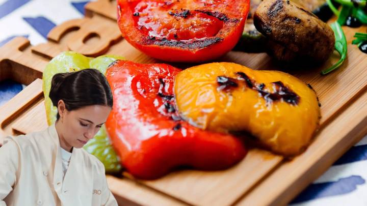 El consejo de la chef Vero Gómez para hacer unos pimientos asados perfectos