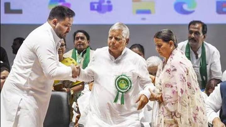 Gloomy 'Children's Day' for Lalu as sons struggle; big challenges loom for victorious Nitish