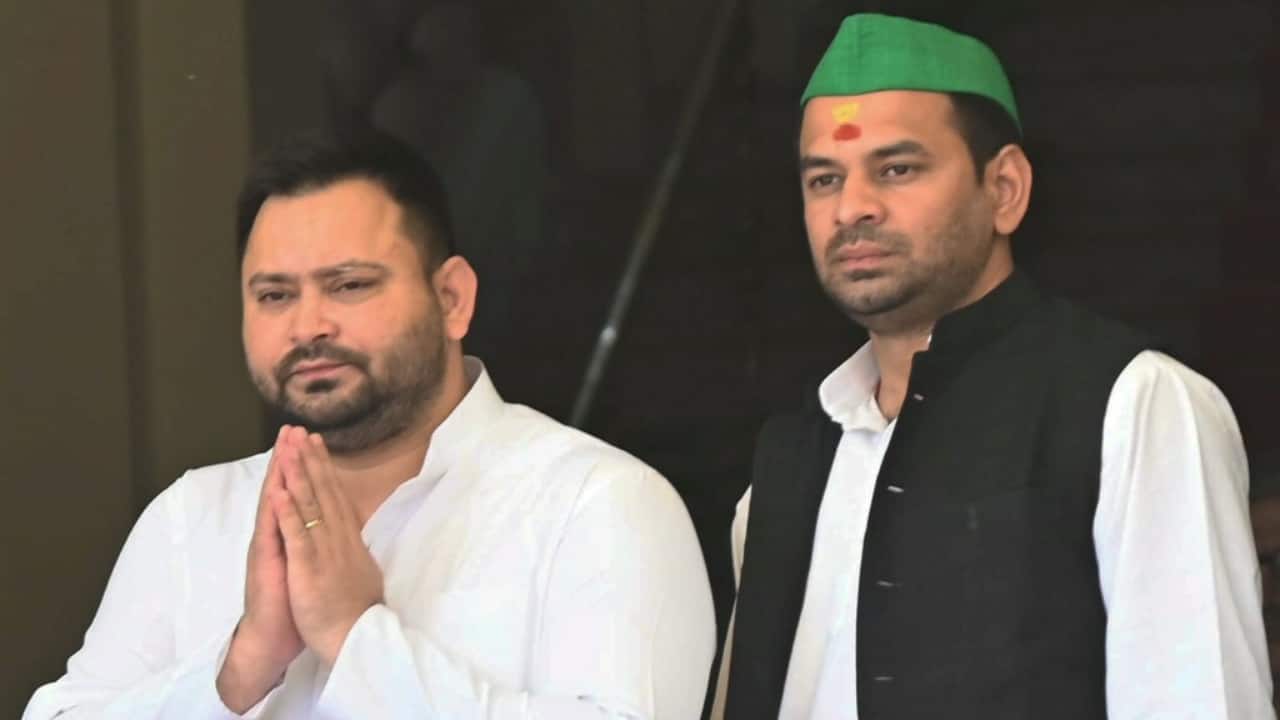 Scare for Lalu’s sons: Tejashwi trails in Raghopur nailbiter, Tej Pratap sinks in Mahua