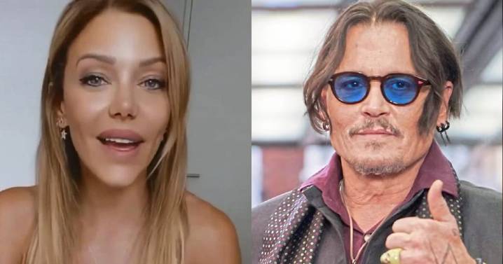 Evangelina Anderson consiguió la foto que más buscó: así fue su encuentro con Johnny Depp