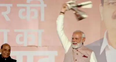 Modi Lashes Out At Congress In His Victory Address; Predicts A Split In The Party That Has Turned Into A “Parasite”