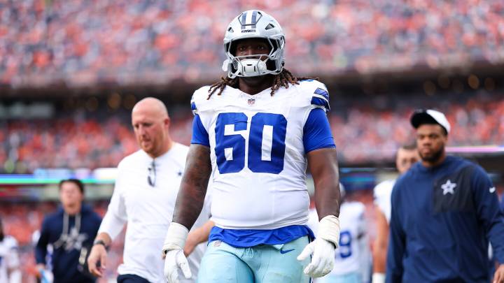 Cowboys OT Tyler Guyton likely to miss Thursday's game with a high