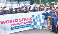 Naruvii Hospital organises Walkathon
