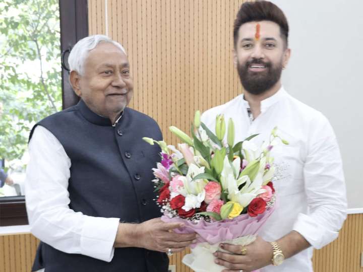 Chirag Paswan meets Nitish Kumar, congratulates on NDA’s win