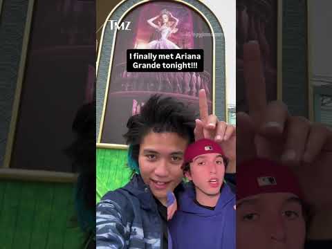 The fan who aggressively ran up on Ariana Grande has done this before to more celebs