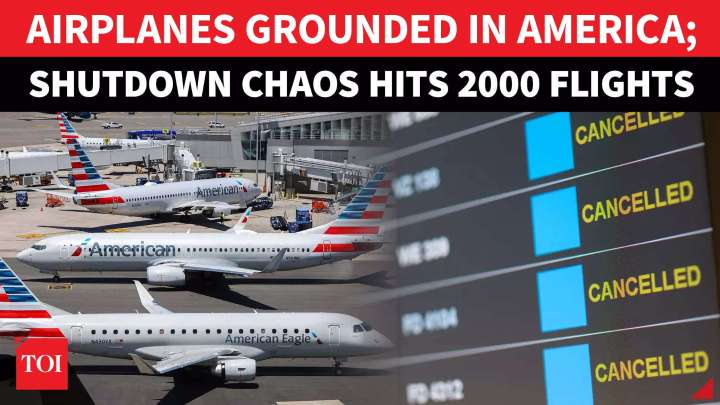2000 U.S. Flights Hit Or Grounded As Shutdown Chaos Cripples U.S. Aviation