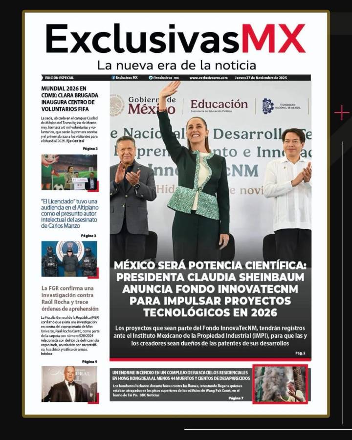 Portada MX 27 Noviembre