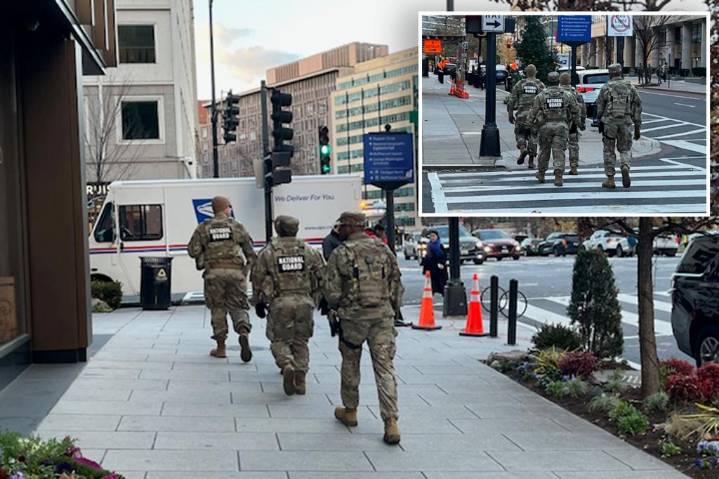 National Guard on 'alert' with roving patrols in DC after alleged terror suspect's shocking ambush
