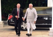 Russian President Putin Touches Down in Delhi, Greeted by PM Modi