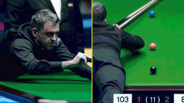 Ronnie O'Sullivan deliberately breaks snooker rules