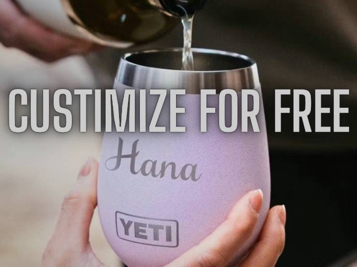 Free Yeti customization last chance! Give the gift of personalized quality
