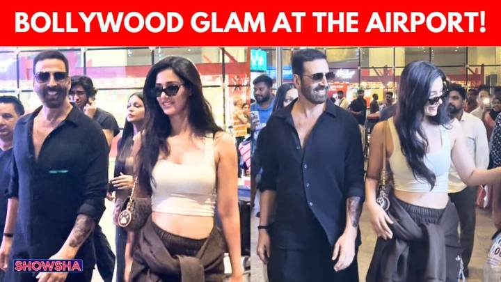 Akshay Kumar & Disha Patani Turn Heads at Mumbai Airport, Emraan Hashmi Joins In Later I WATCH