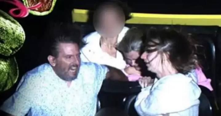 Moment couple save girl's life on roller coaster after her seatbelt comes loose