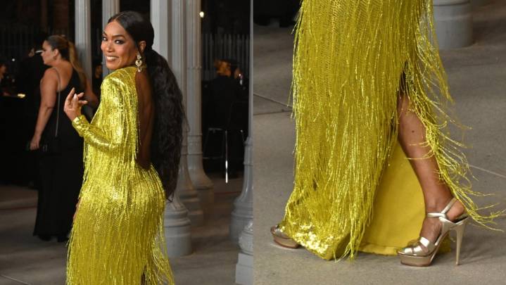 Angela Bassett's Gold Heels Shine Bright at the LACMA Art + Film Gala