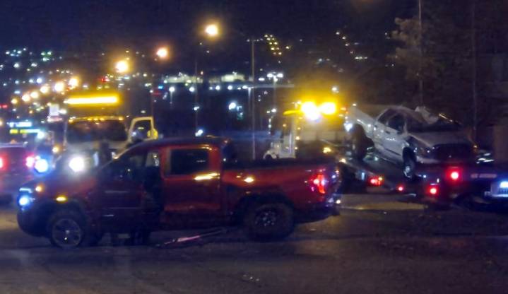 Police: Wrong-way driver arrested after 3-car crash in northeast Las Vegas