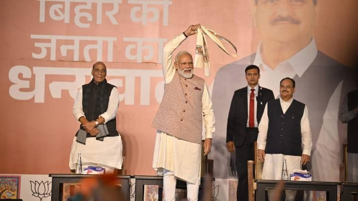NDA Win Destroyed ‘Communal MY Formula’ Of ‘Jungle Raj People’: PM Modi
