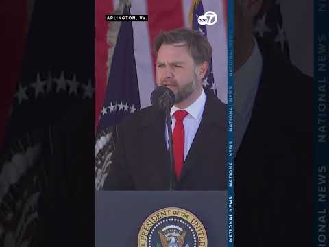 Vice President Vance gives speech at Veterans Day ceremony