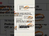 Should we be worried about an AI bubble?