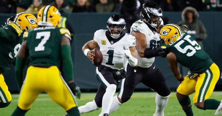 Eagles vence a Packers en el cierre de la Semana 10 de la NFL