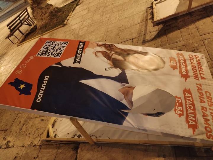 Diputado Cristian Tapia denuncia sabotaje a su propaganda electoral: “La política no puede funcionar de esta manera”