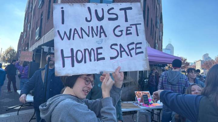 'Accident waiting to happen' | Protestors demand safter intersection on Mass Ave. and College