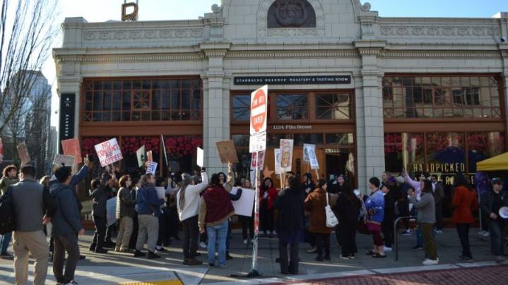 Starbucks union holding picket Saturday in Seattle
