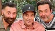 Sunny Deol, Bobby Deol, Karan Deol Arrive At Breach Candy Hospital To Visit Dharmendra