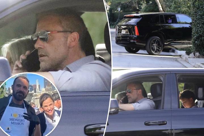 Ben Affleck spends Thanksgiving  with mom and his kids at ex Jennifer Garner's house