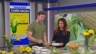 Corn salsa with "Shucked" cast member, Nick Bailey
