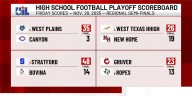 High school football regional semifinals scores