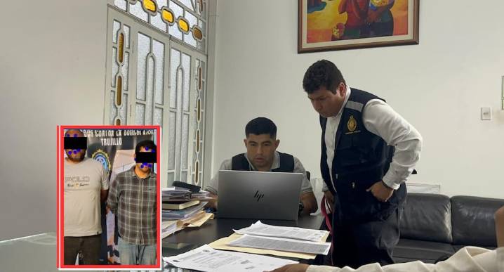 Detienen a dos trabajadores y allanan municipio de Trujillo