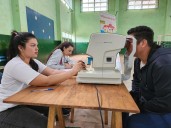 Vecinos de Colonia Delicia accedieron a controles oftalmológicos integrales