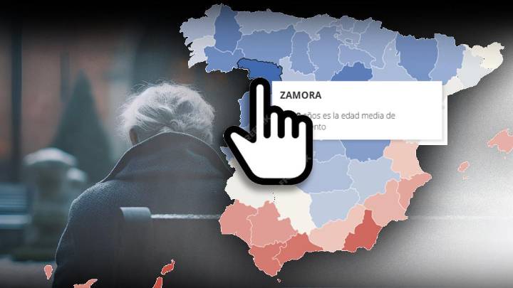 ¿Cuál es la edad más común de fallecimiento en tu provincia? Consulta el mapa de la longevidad