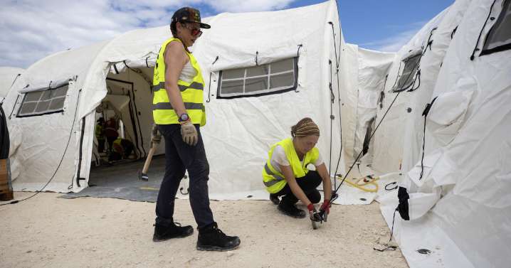 El hospital de campaña que España ha levantado en Jamaica tras el paso del huracán Melissa