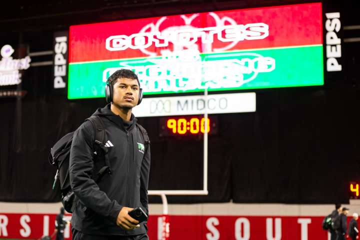 Live box score: No. 8 UND at South Dakota