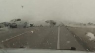 Dash cam footage captures head-on collision near Story City