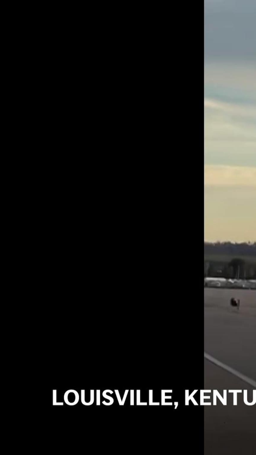 Kentucky Governor says UPS plane narrowly missed major buildings in tragic crash