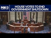 House passes bill to end historic government shutdown