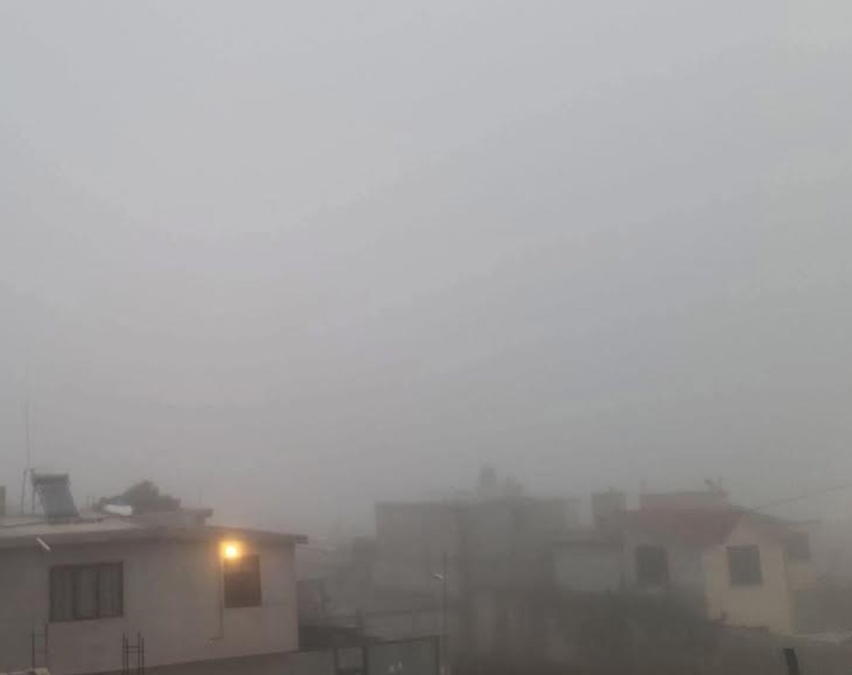 Frente frío número 13 provoca lluvias y deslaves en Hidalgo