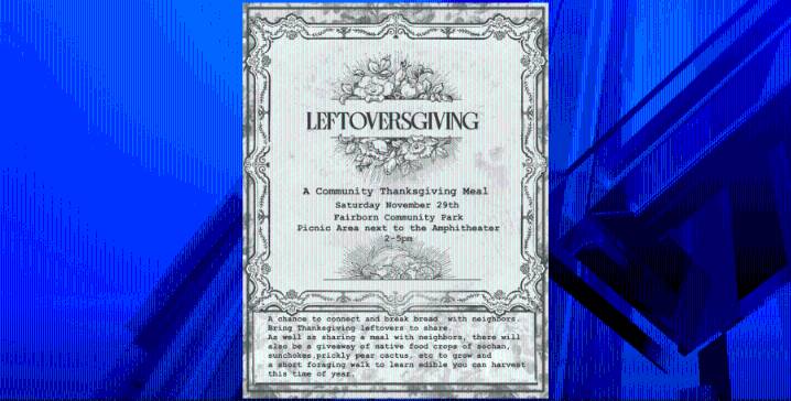 Share Thanksgiving leftovers at Fairborn Park on Saturday