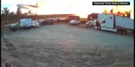Video shows explosion caused by UPS plane crash in Louisville