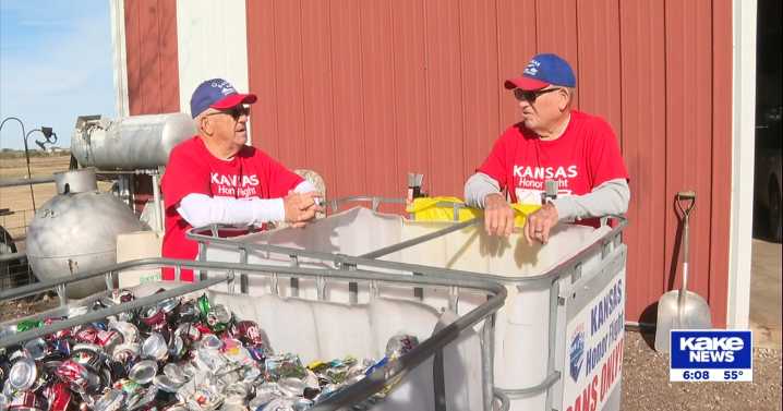 Garden Plain veterans turn cans into Honor Flights for fellow heroes