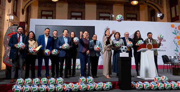 México se pinta de futbol: Sheinbaum lanza plan cultural y deportivo previo al Mundial 2026
