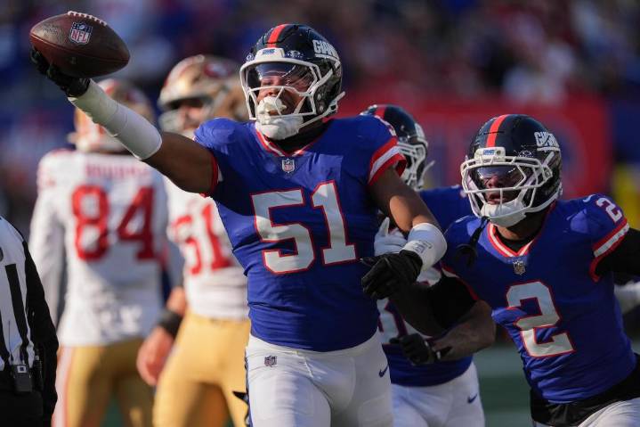 Giants’ Abdul Carter is rushing to get past his public punishment